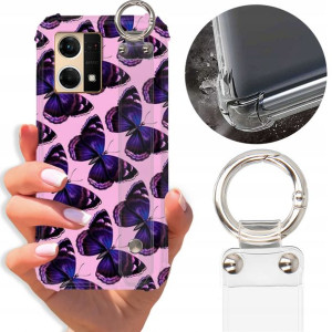 Etui Antishock Pasek do OPPO RENO 7 4G Case Wzory