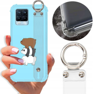 Etui Antishock Pasek do REALME 8 Case Modne Wzory