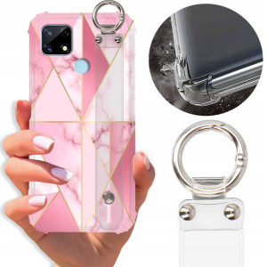 Etui Antishock Pasek do REALME C12 Case Top Wzory