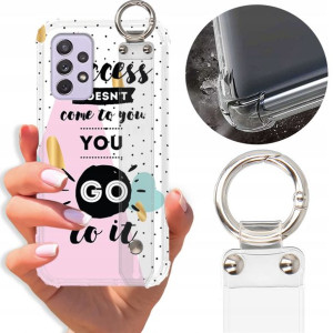 Etui Antishock Pasek do SAMSUNG A72 5G Case Wzory