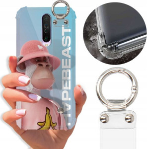 Etui Antishock Pasek do XIAOMI REDMI K30 Miś Wzory