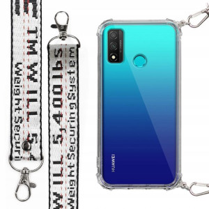 Etui Antishock Smycz Biała do HUAWEI P SMART 2020