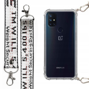 Etui Antishock Smycz Biała do ONEPLUS NORD N10 5G