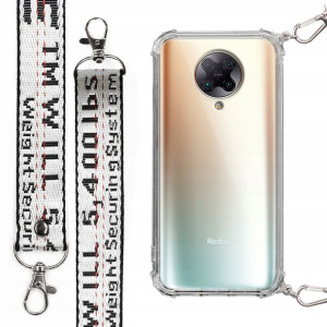 Etui Antishock Smycz Biała do XIAOMI REDMI K30 PRO