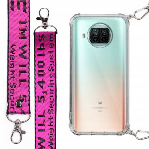 Etui Antishock Smycz Fuksja do XIAOMI MI 10T LITE