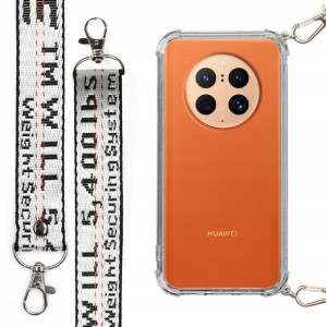 Etui Antishock Smycz Srebrna do HUAWEI MATE 50 PRO
