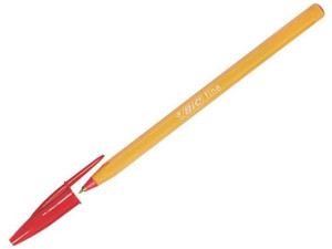 Długopis czerwony BIC Orange Fine