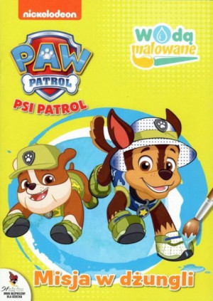 Kolorowanka "wodą malowane" Psi Patrol
