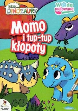 Kolorowanka "wodą malowane" Dinozaury