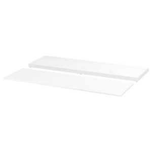 NORDLI Blat i cokół, biały, 160x47 cm