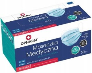 Polskie Maski Medyczne Maska Typ Iir 50szt