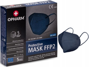 Polskie Maski Ffp2 Maska 5warstwowa Ochronna 5szt