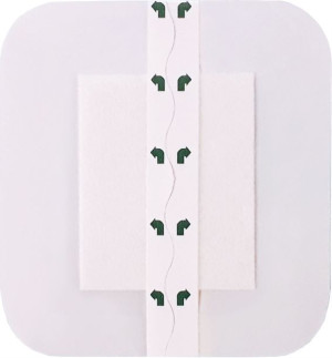 Opatrunek foliowy z wkładem chłonnym 10x20cm 50szt