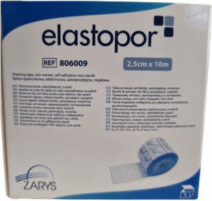 Taśma przylepiec chirurgiczny Elastopor 2,5cmx10m