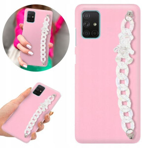 Etui Blink Matowe Pudrowy Róż Top Do Samsung A71