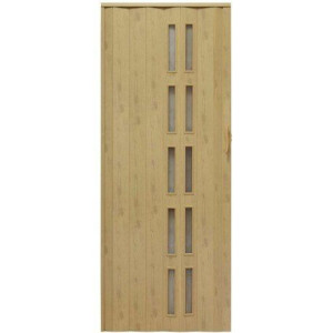 Przesuwne Drzwi Harmonijkowe Pcv Wiąz Mat 80cm