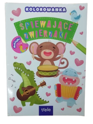 Kolorowanki z naklejkami 70 zst ŚPIEWAJĄCE SWIERZAKI