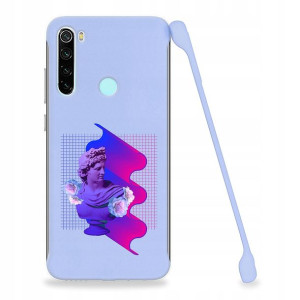 Etui Coby FIOLET do XIAOMI REDMI NOTE 8 2021 Wzory