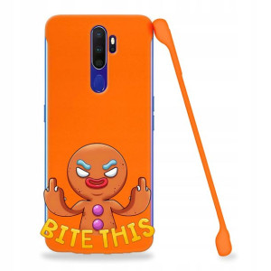 Etui Coby POMARAŃCZ do OPPO A5 2020 Śmieszne Wzory