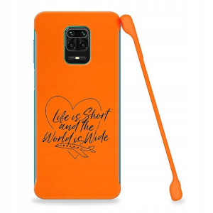 Etui Coby POMARAŃCZ do XIAOMI REDMI NOTE 9S Wzory