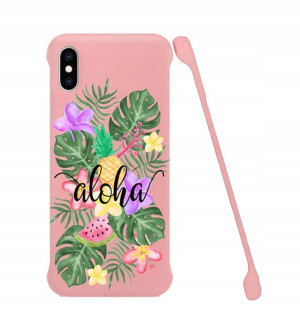 Etui Coby RÓŻ do IPHONE X / XS Serialowe Top Wzory