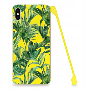 Etui Coby ŻÓŁTY do IPHONE XS MAX Wiosenne Wzory