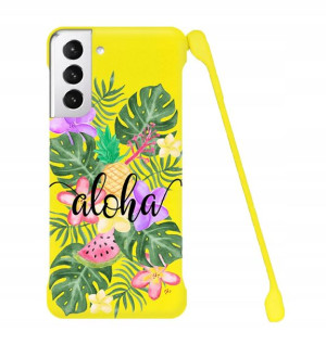 Etui Coby ŻÓŁTY do SAMSUNG S21 PLUS Serial Top Wz