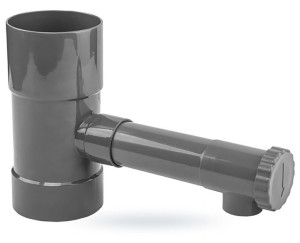 Zbieracz łapacz wody deszczowej z zaworem - 100mm