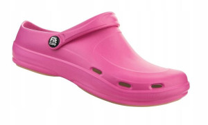 Klapki Crocs FitClog Pink Medyczne Kucharskie 42