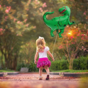 Balon foliowy Dinozaur Zielony 100 cm