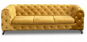 Kanapa Sofa Skandynawska Chesterfield 3 os