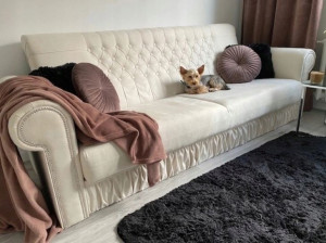 Kanapa Sofa Skandynawska Rozkładana Chesterfield