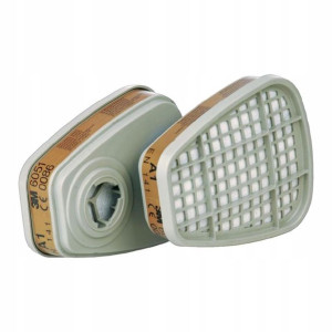 3M 6051 A1 Pochłaniacz Filtr Węglowy 2 szt. KPL