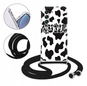 Etui Crossbody do SAMSUNG S22 Case Krówki Wzory