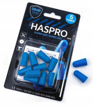 Profesjonalne Zatyczki do Uszu Haspro 5PB 5 par