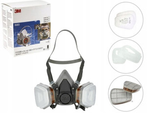 Maska 3M 6200 Zestaw do Oprysków z Filtrami 5925