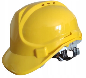 Hełm Kask BHP Budowlany Roboczy Ochronny Żółty