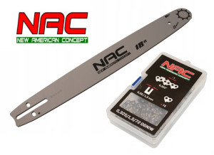 Łańcuch Prowadnica Do Pilarki Nac 45 Cm 325 1,5 72