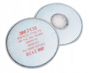 Filtry FFP3 Do Ozonowania 3M 2138 P3R Komplet 2szt
