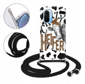 Etui Crossbody do XIAOMI REDMI K40 PRO Cow Wzory