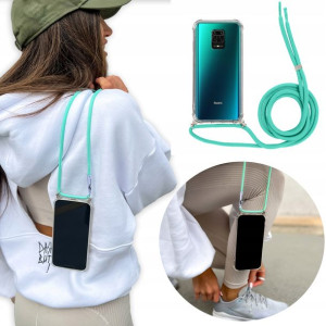 Etui Crossbody do XIAOMI REDMI NOTE 9 PRO Turkus