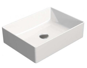 Umywalka Nablatowa Kube X Biała 942911 50 x 37 cm GSI