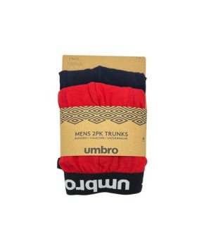 UMBRO Męskie bokserki 2 pak Czerwone/Granatowe XL