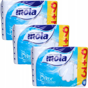 Papier toaletowy Mola Decor PAKIET XL 36 ROLEK