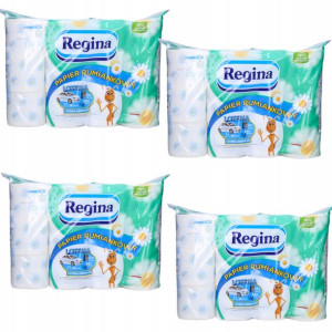 ZESTAW 4X12 Regina papier 3W Rumiankowy 48 ROLEK