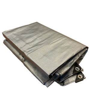 Plandeka 3X4 B. GRUBA 260G wzmacniana B. MOCNA