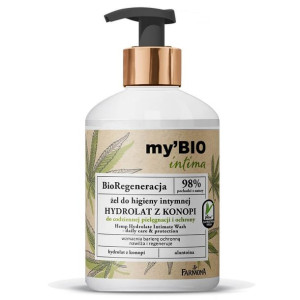 My'bio Intima Bioregeneracja Hydrolat Konopii Żel Do Higieny Intymnej