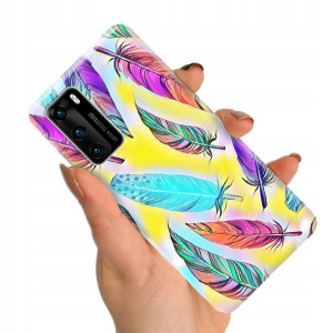 Etui do HUAWEI P40 5G Case BOHO Leaves Top Wzory