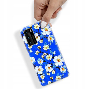 Etui do HUAWEI P40 Case Kwiaty Flower Top Wzory