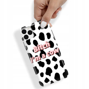 Etui do iPHONE 11 PRO MAX Obudowa KRÓWKA COW Wzory